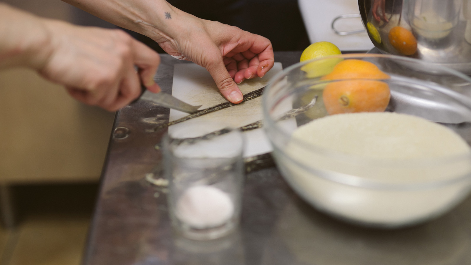 Gelateria Didattica - preparazione vaniglia